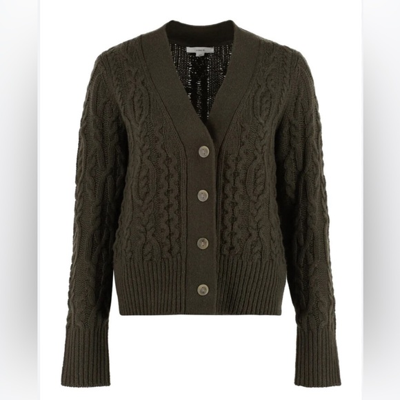 Vince Women's Triple Braided Cable Sweater L NWT